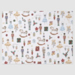 The Nutcracker Christmas Ballet Vintage Watercolor Tissue Paper<br><div class="desc">Festive the Nutcracker themed wrapping paper.</div>
