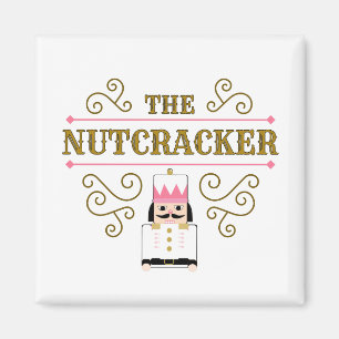 The Nutcracker Christmas Dance square Magnet