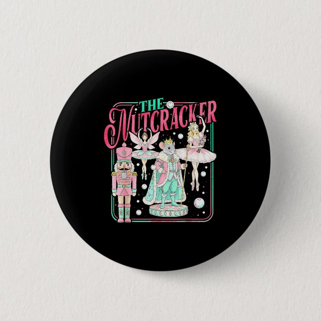 The Nutcracker Christmas Nk Ballet Sugar Plum Fair 6 Cm Round Badge (Front)