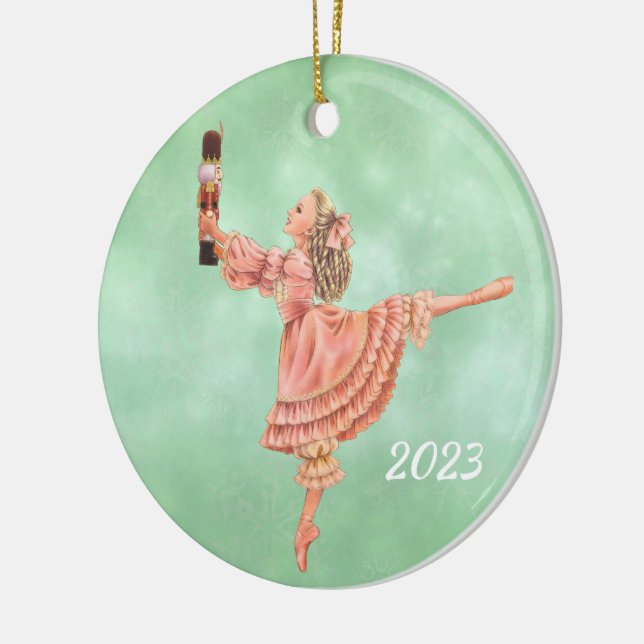 The Nutcracker Clara Ballet Keepsake Ornament (Left)