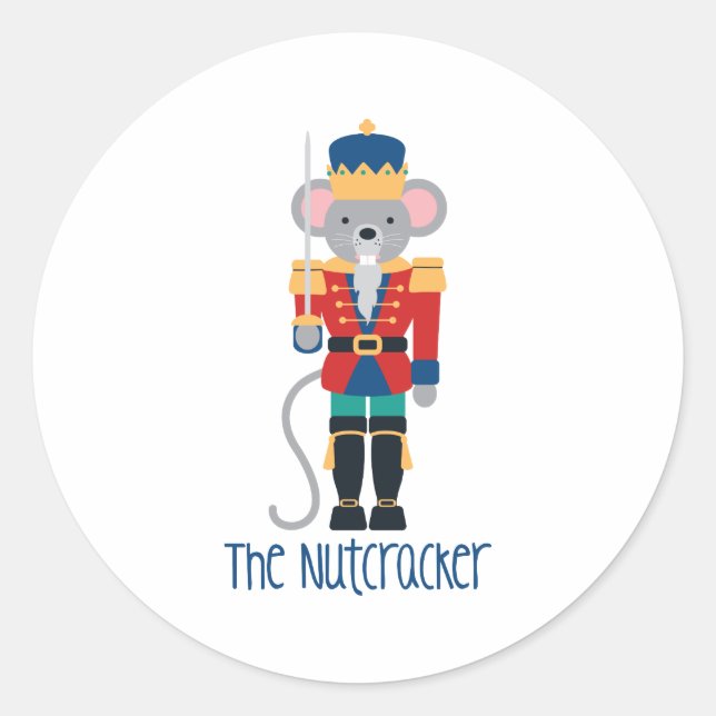 The Nutcracker Classic Round Sticker (Front)