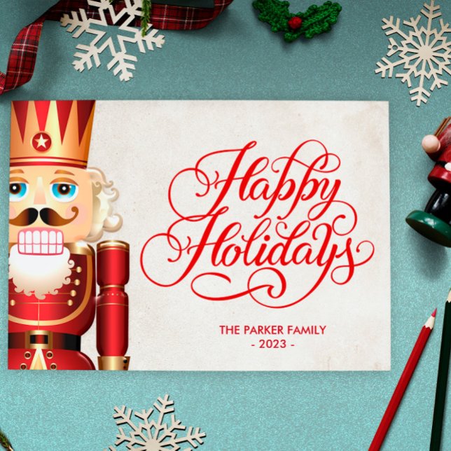 The Nutcracker Holiday Christmas Greeting Invitation (Creator Uploaded)
