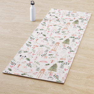 The Nutcracker Holiday Watercolor Yoga Mat