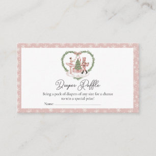 The Nutcracker Little Sugarplum Girl Baby Shower Enclosure Card