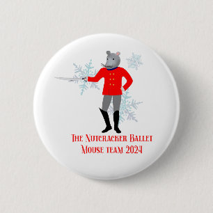 The Nutcracker - Mouse Team 2024 6 Cm Round Badge