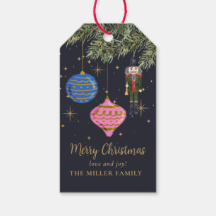 The Nutcracker, navy Gift Tag