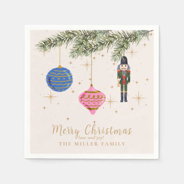 The Nutcracker, pink  Napkin (Front)