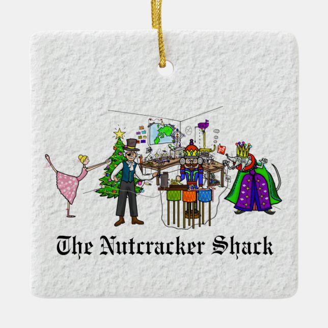 The Nutcracker Shack Ham Radio Christmas Ornament (Front)