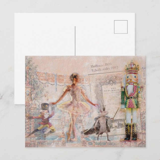 "The Nutcracker" Vintage Christmas Postcard (Front/Back)