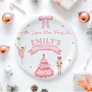 The Nutcracker Winter Onederland 1st Birthday Paper Plate