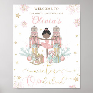 The Nutcracker Winter Onederland 1st Birthday  Poster