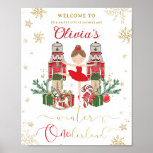 The Nutcracker Winter Onederland 1st Birthday Red