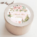 The Nutcracker Winter Onederland Thank you Classic Round Sticker<br><div class="desc">The Nutcracker Winter Onederland Thank you Classic Round Sticker 
Matching items available.</div>