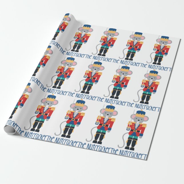 The Nutcracker Wrapping Paper (Unrolled)