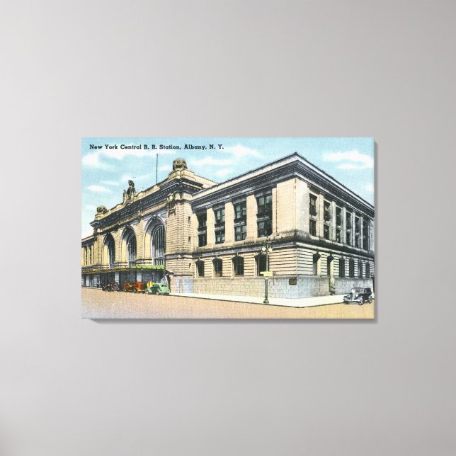 The NY Central Railroad Station # 2 Canvas Print (Front)