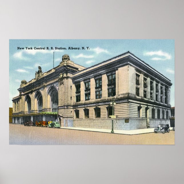 The NY Central Railroad Station # 2 Poster (Front)