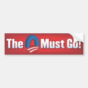 The O Must Go! Bumper Sticker