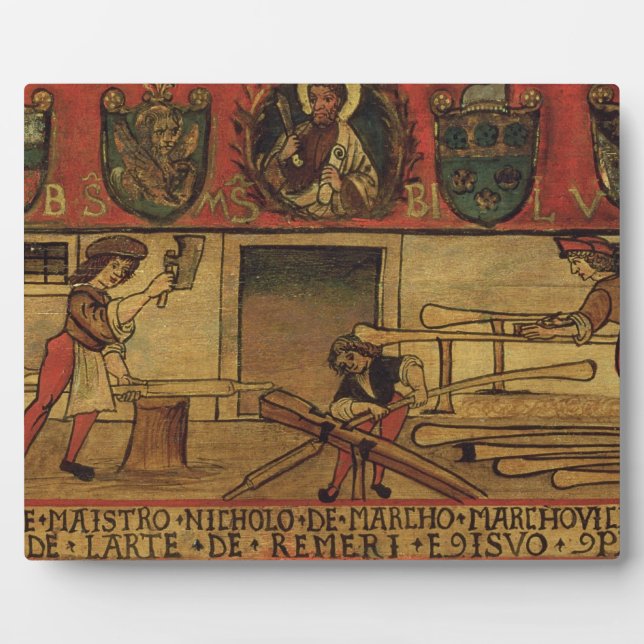 The Oar Makers (panel) Plaque (Front)
