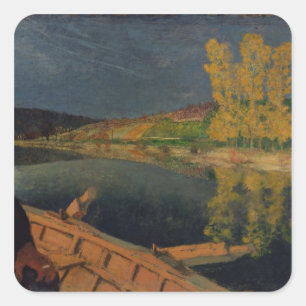 The Oarsman, 1897 Square Sticker