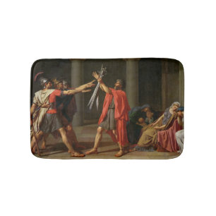 The Oath of Horatii, 1784 Bath Mat