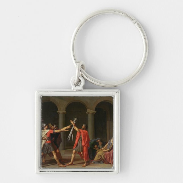 The Oath of Horatii, 1784 Key Ring (Front)