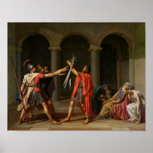 The Oath of Horatii, 1784 Poster