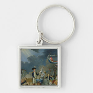 The Oath of Lafayette Key Ring