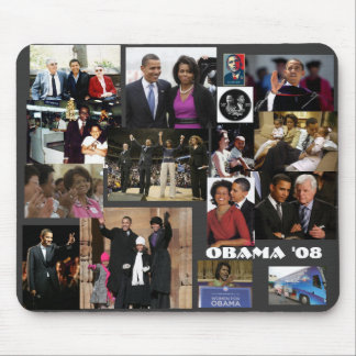 The OBAMA collage Mouse Mat