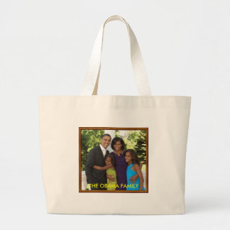 THE OBAMA FAMILY - Customised Large Tote Bag