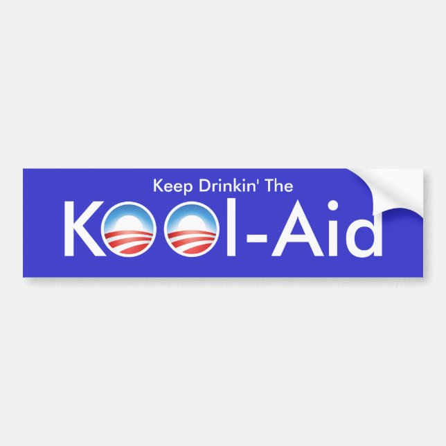 The Obama Kool-Aid Bumper Sticker (Front)