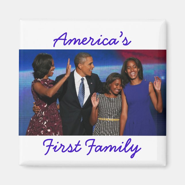 The Obamas: America's 1st Family Magnet (Front)