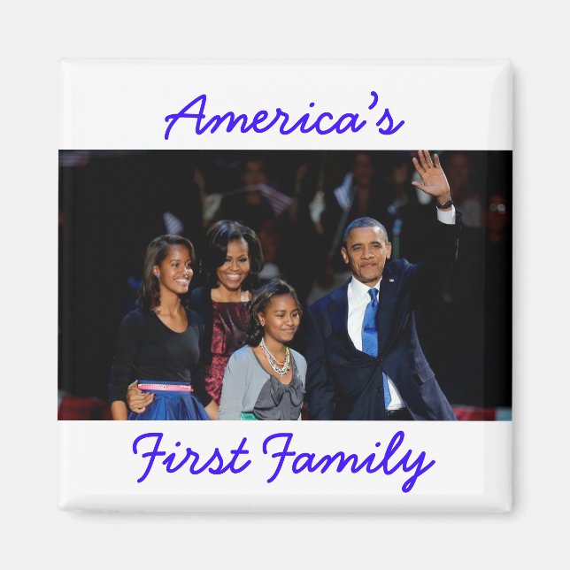 The Obamas: America's 1st Family Magnet (Front)