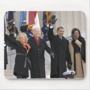 The Obama's & The Bidens Mouse Mat