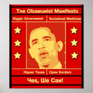 The Obamunist Manifesto Poster