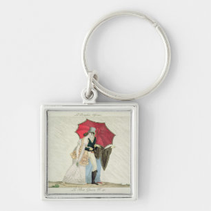 The Obliging Umbrella, plate 40 from 'Le Bon Genre Key Ring