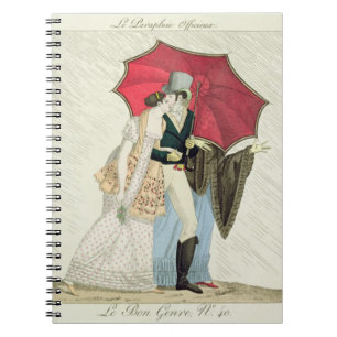 The Obliging Umbrella, plate 40 from 'Le Bon Genre Notebook