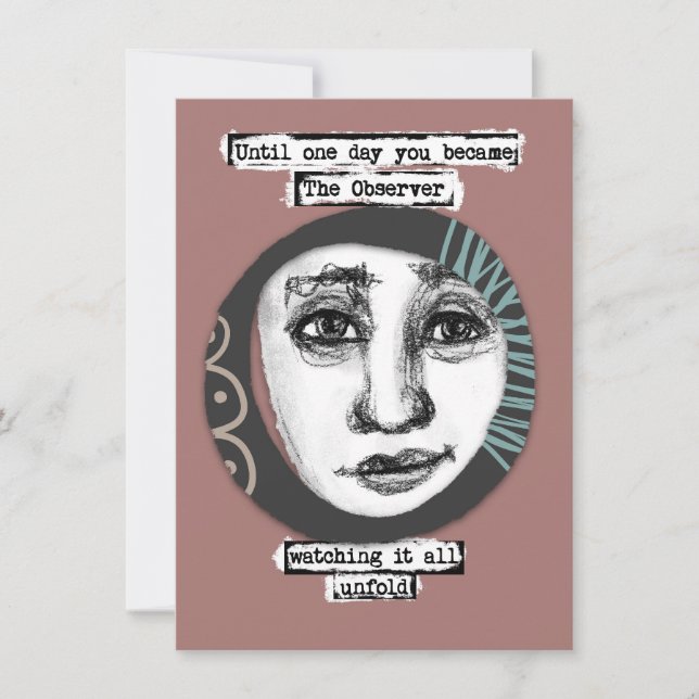 The Observer Greeting Cards (Front)