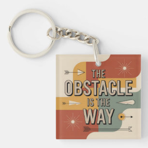 The Obstacle Is The Way Key Ring