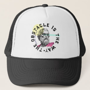 The Obstacle Is The Way – Marcus Aurelius Quote Trucker Hat