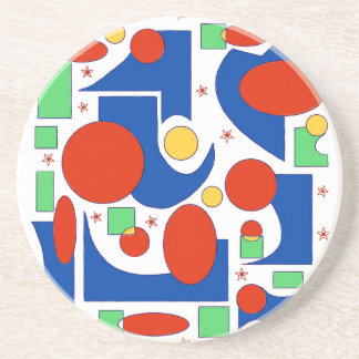 The obstructive sandstones  ceramic coaster 