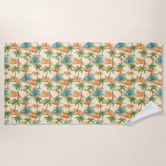 The Ocean Is A Mighty Harmonist Beach Towel (Front)