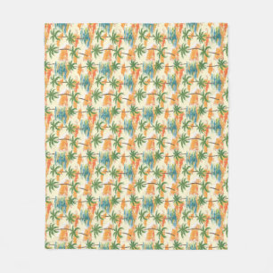 The Ocean Is A Mighty Harmonist Fleece Blanket