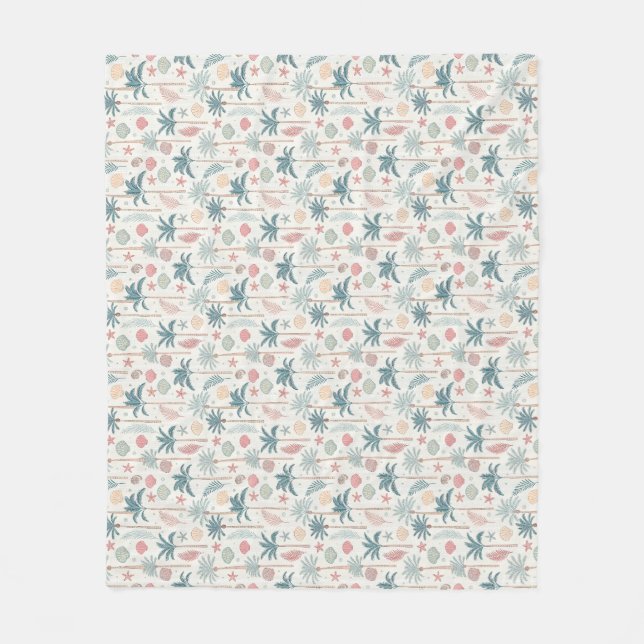 The Ocean Is A Poem Without Words Fleece Blanket (Front)