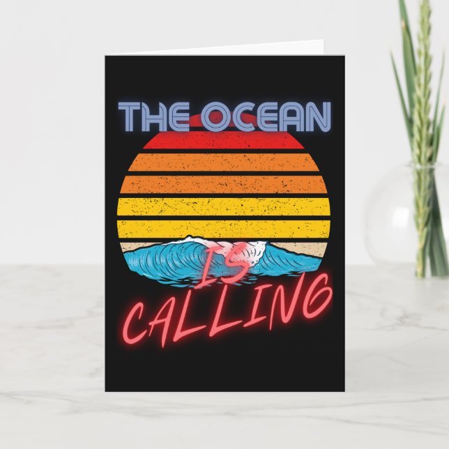 The Ocean Is Calling Card (Front)