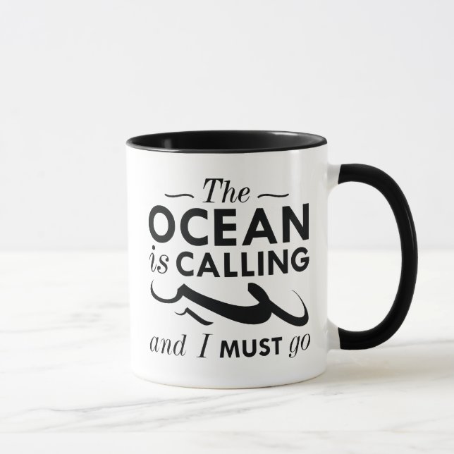 The Ocean Is Calling Mug (Right)