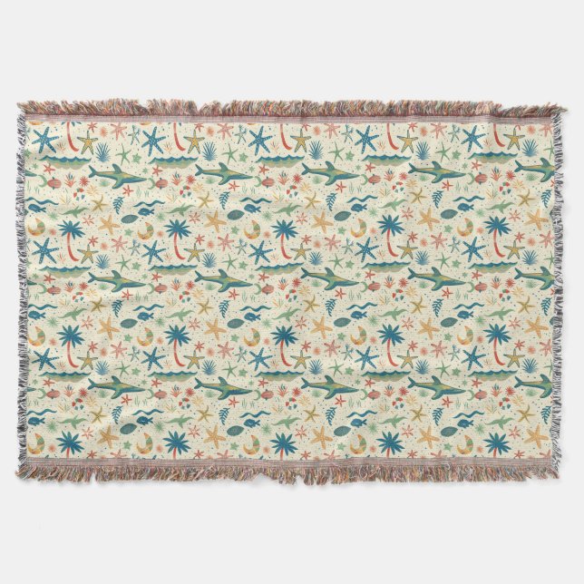 The Ocean Is Everything I Want To Be Throw Blanket (Front)