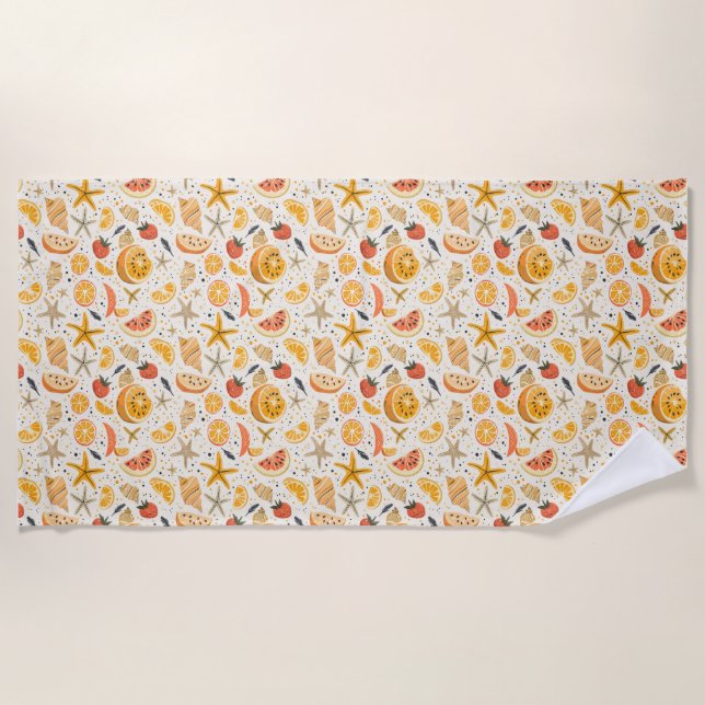 The Ocean’s Roar Is Music To The Soul Beach Towel (Front)