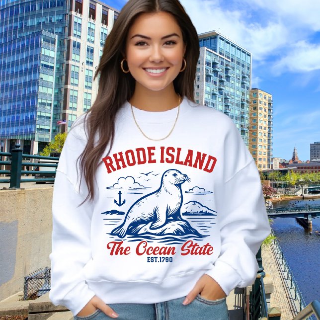 The Ocean State Seal – Rhode Island Gift Sweatshirt (Creator Uploaded)