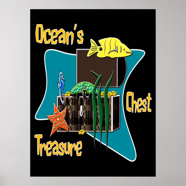 The ocean's treasure chest  poster (Front)