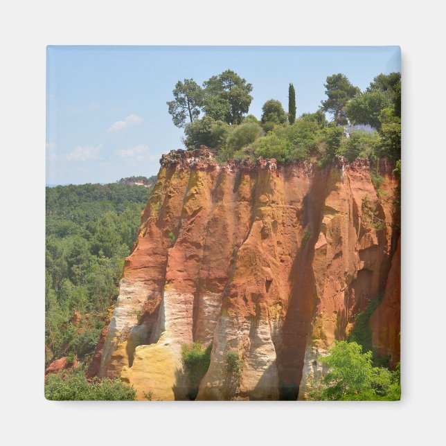 The ochre at Roussillon in France Magnet (Front)